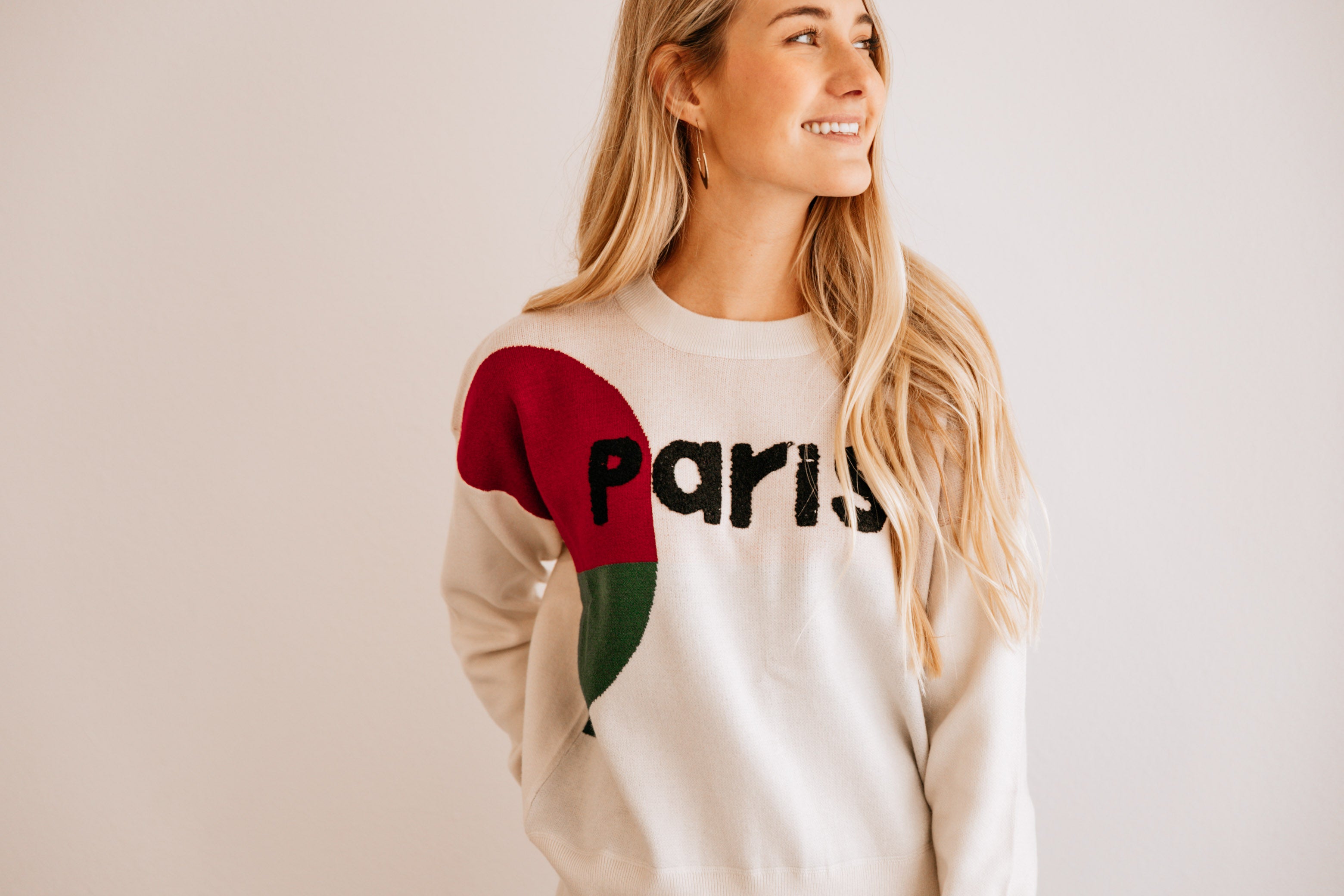 'Paris' Crew Neck Sweater