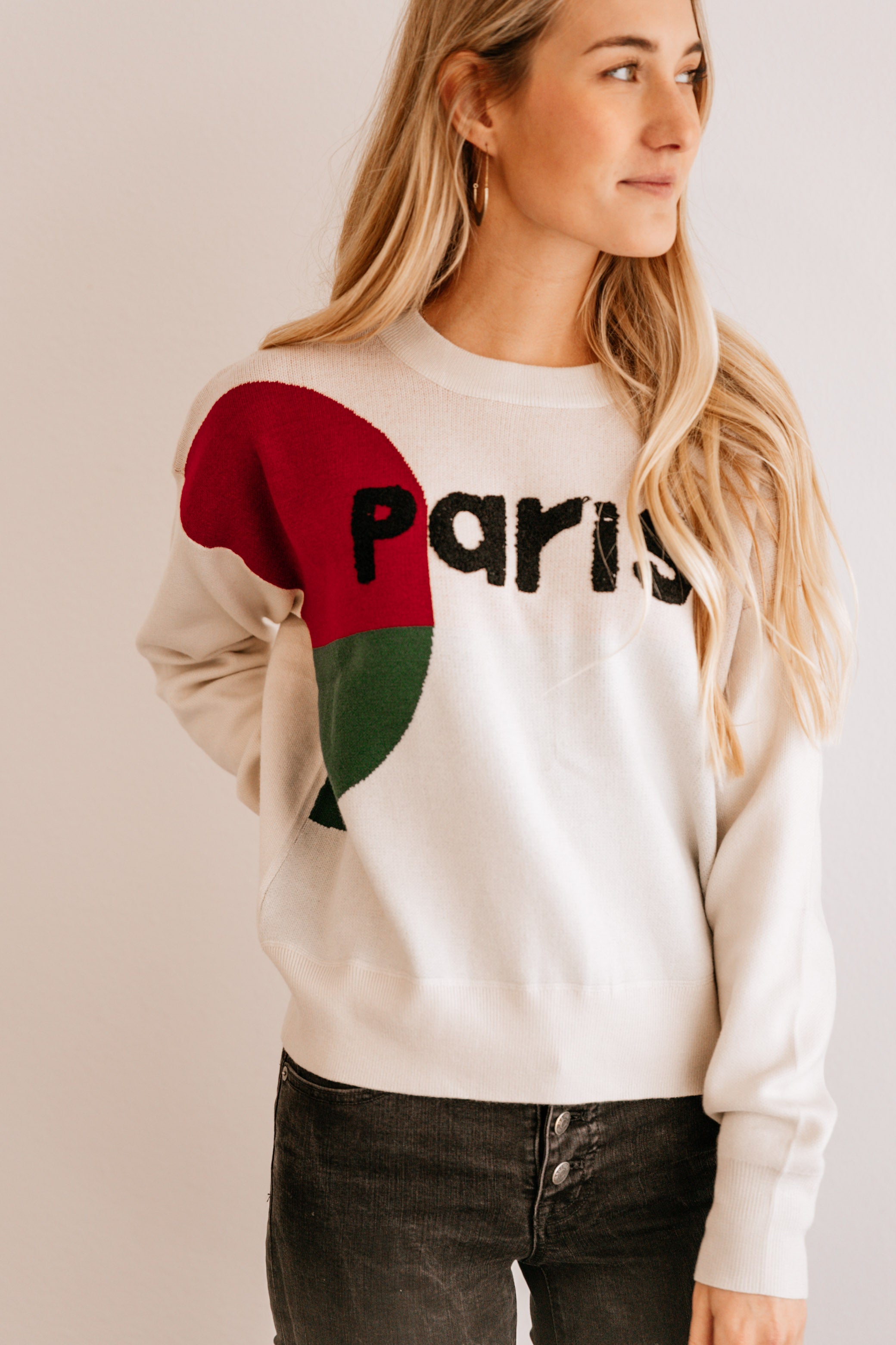 'Paris' Crew Neck Sweater